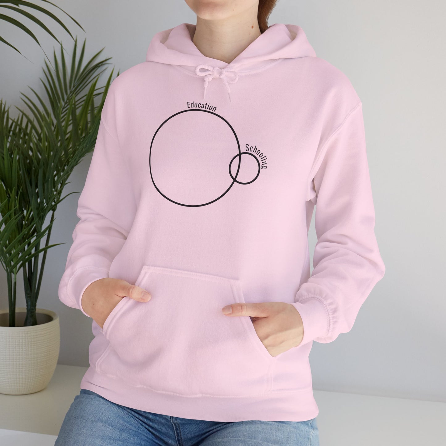 Education vs. Schooling Hooded Sweatshirt