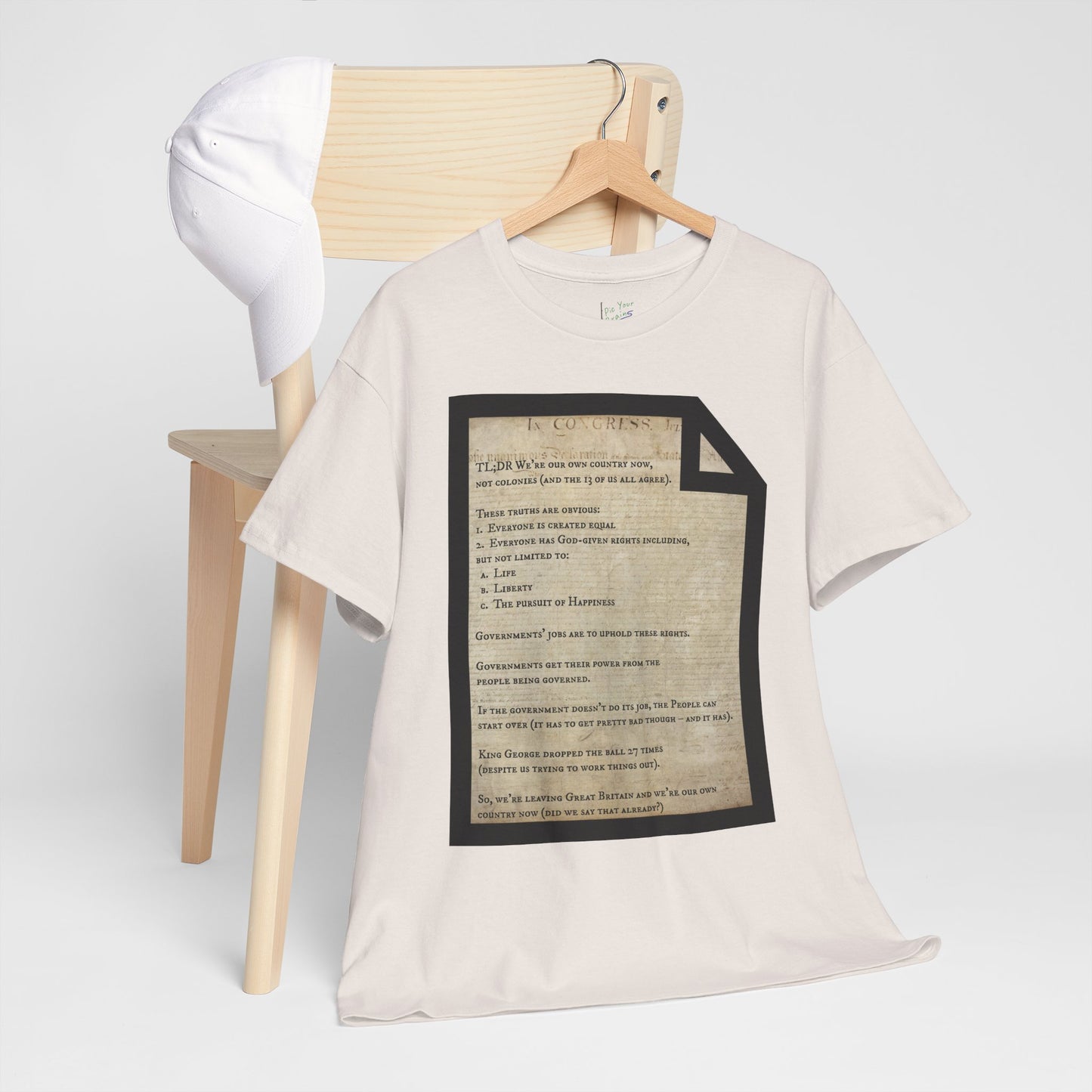 Declaration of Independence Summary Tee