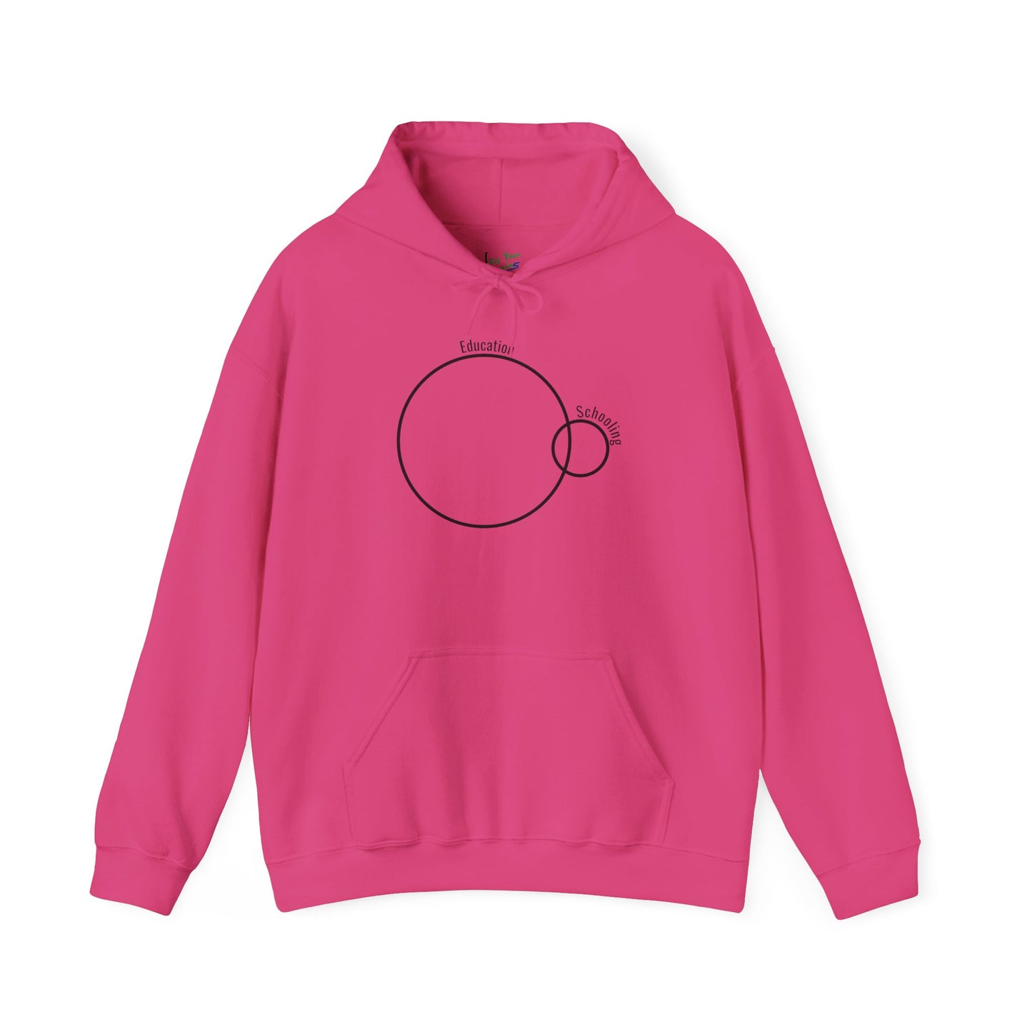 Education vs. Schooling Hooded Sweatshirt