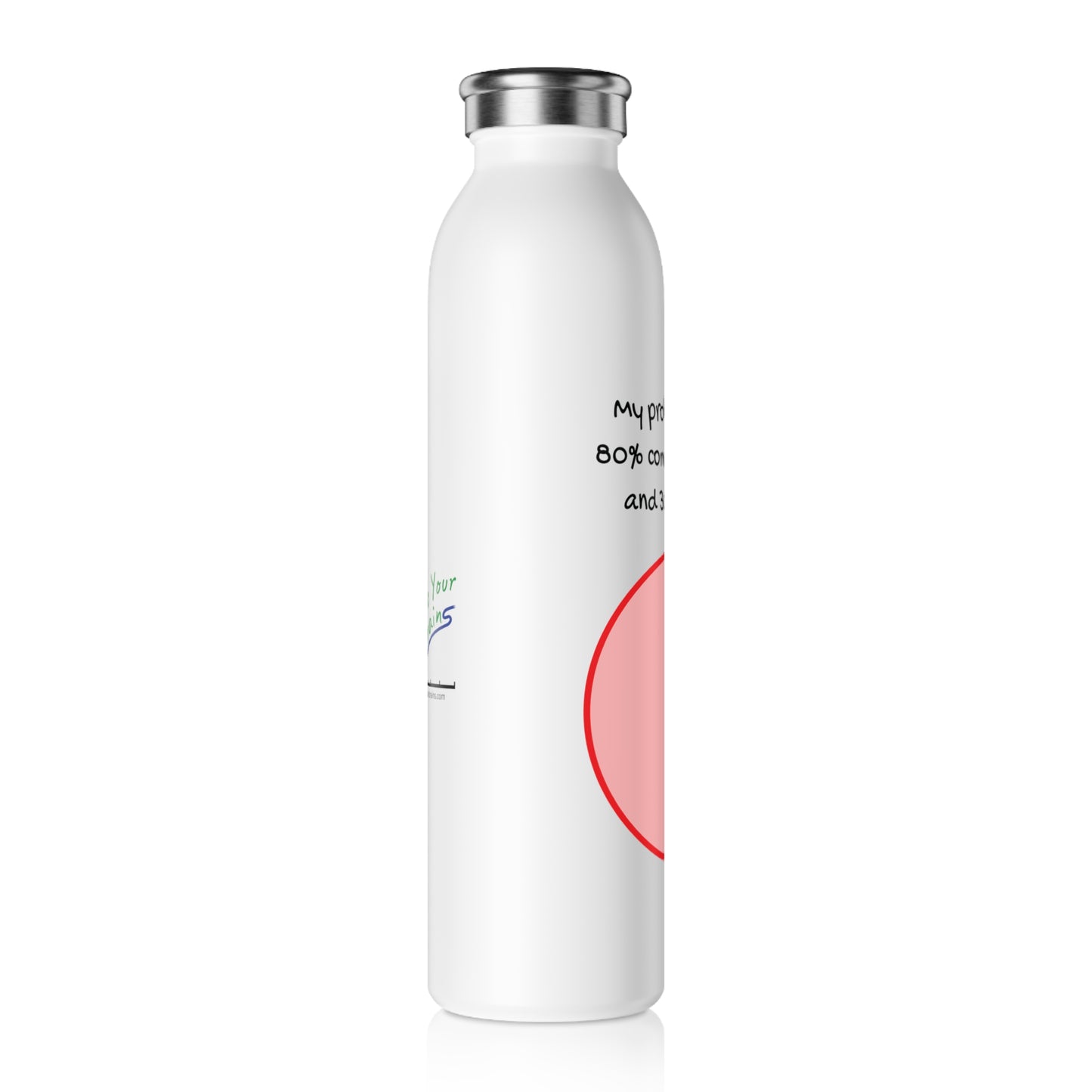 Math Problems Stainless Steel Water Bottle