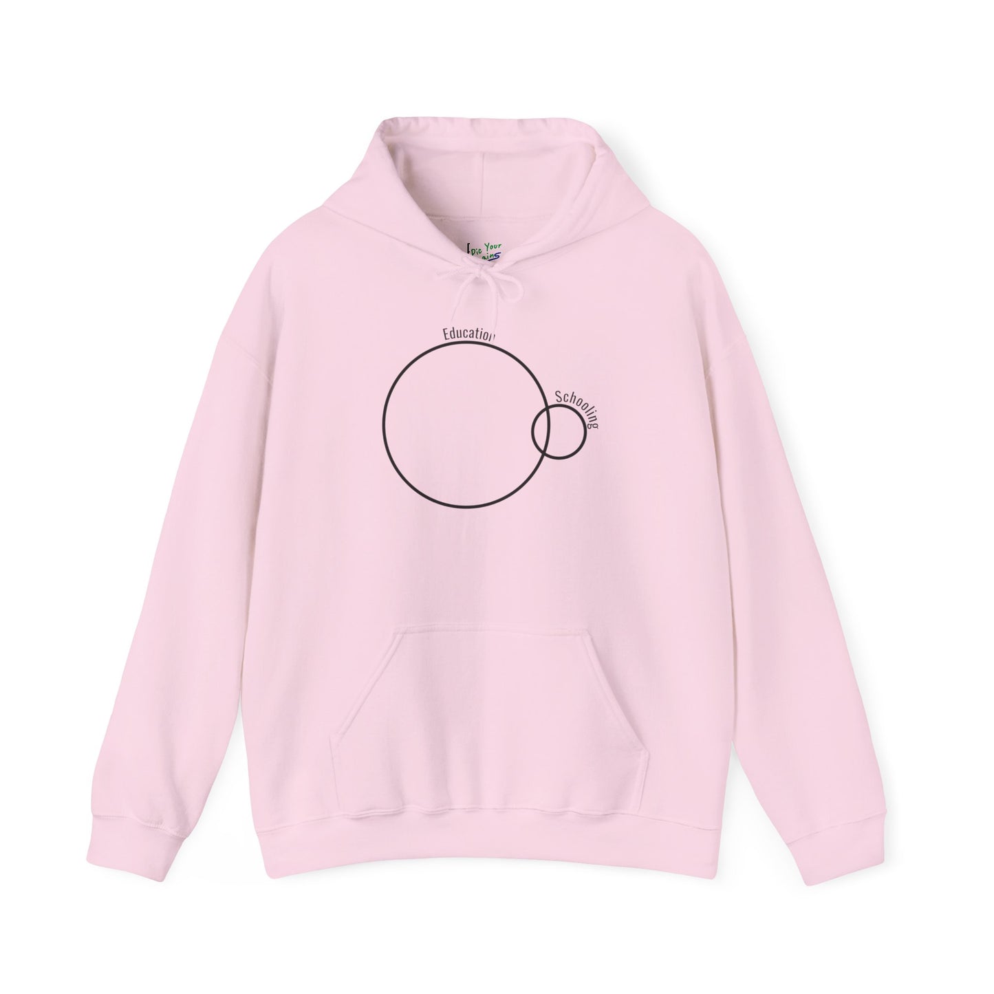 Education vs. Schooling Hooded Sweatshirt