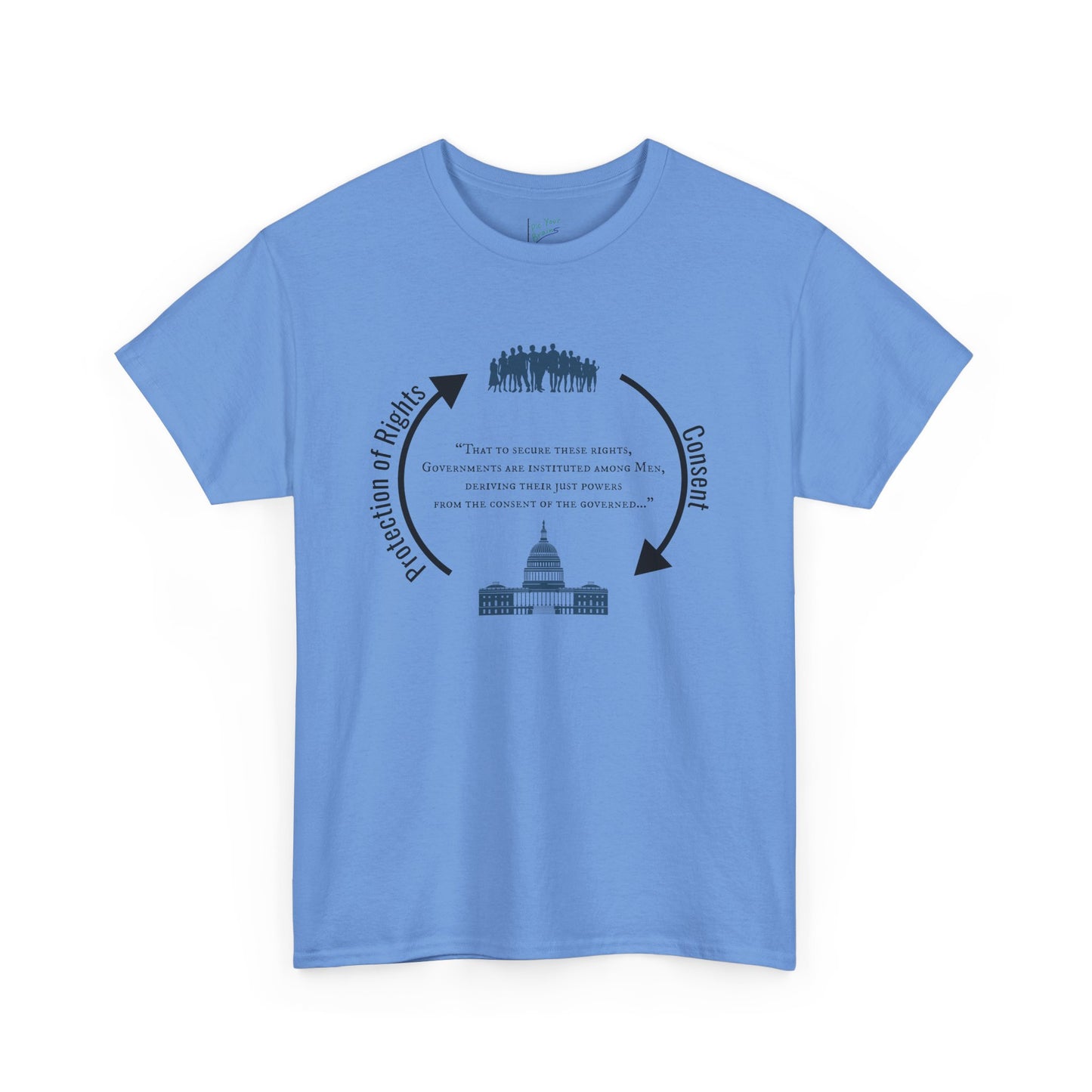 Declaration of Independence Government Quote Tee
