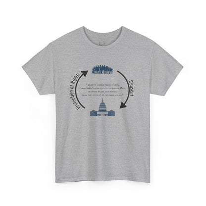 Declaration of Independence Government Quote Tee