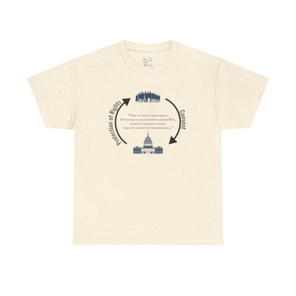 Declaration of Independence Government Quote Tee