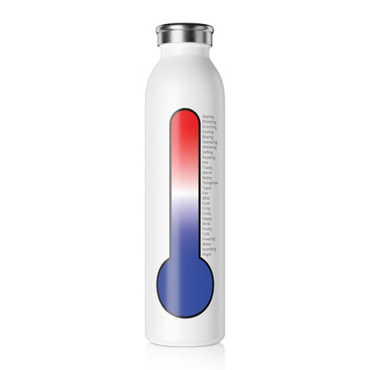 Verbal Temperature Scale Stainless Steel Water Bottle