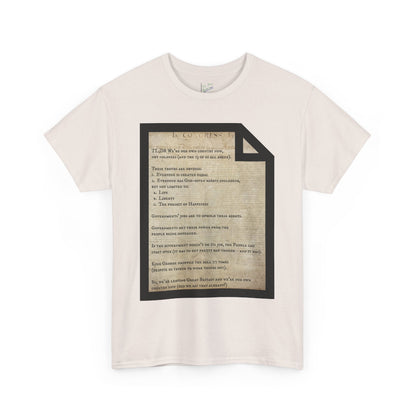 Declaration of Independence Summary Tee