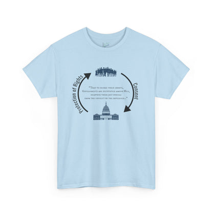 Declaration of Independence Government Quote Tee