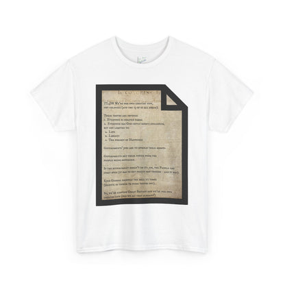 Declaration of Independence Summary Tee