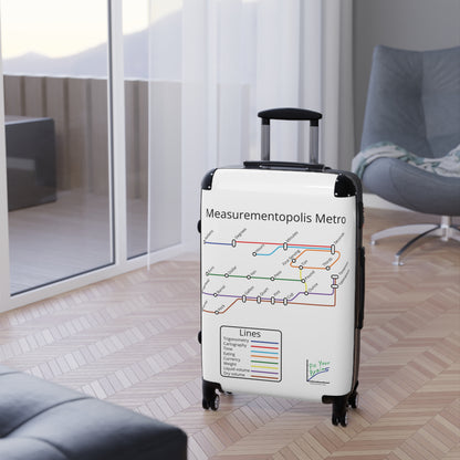 Measurementopolis Metro Suitcase - White