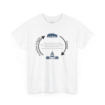 Declaration of Independence Government Quote Tee