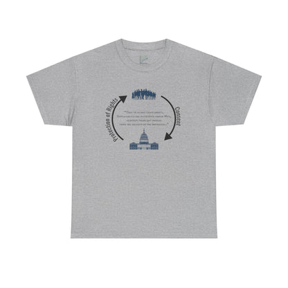 Declaration of Independence Government Quote Tee