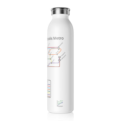 Measurementopolis Metro Stainless Steel Water Bottle