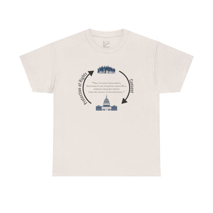 Declaration of Independence Government Quote Tee