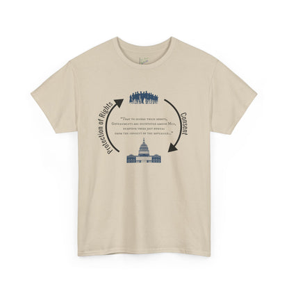 Declaration of Independence Government Quote Tee