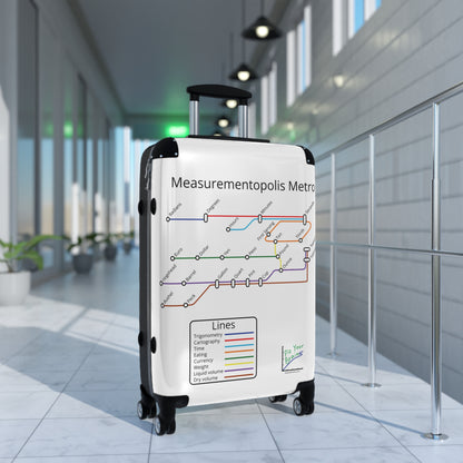 Measurementopolis Metro Suitcase - White