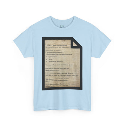 Declaration of Independence Summary Tee