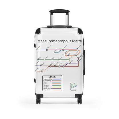 Measurementopolis Metro Suitcase - White