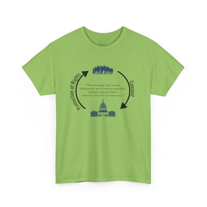 Declaration of Independence Government Quote Tee