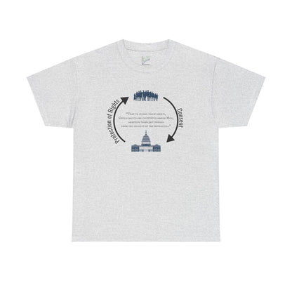 Declaration of Independence Government Quote Tee