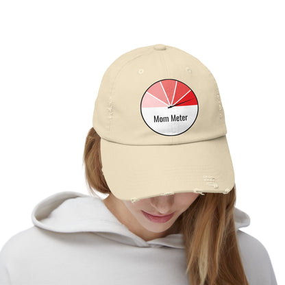 Mom Meter Distressed Cap