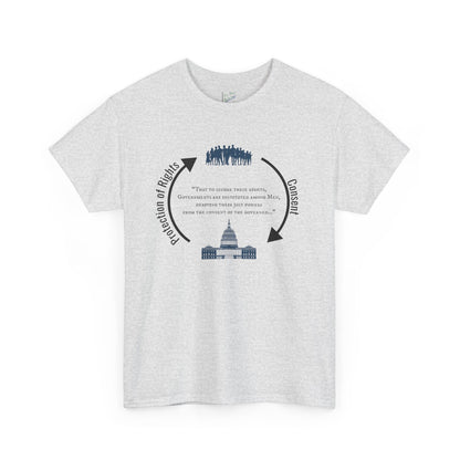 Declaration of Independence Government Quote Tee