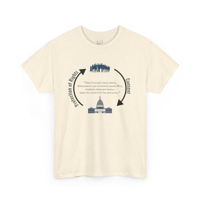 Declaration of Independence Government Quote Tee