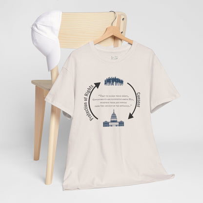 Declaration of Independence Government Quote Tee