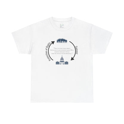 Declaration of Independence Government Quote Tee