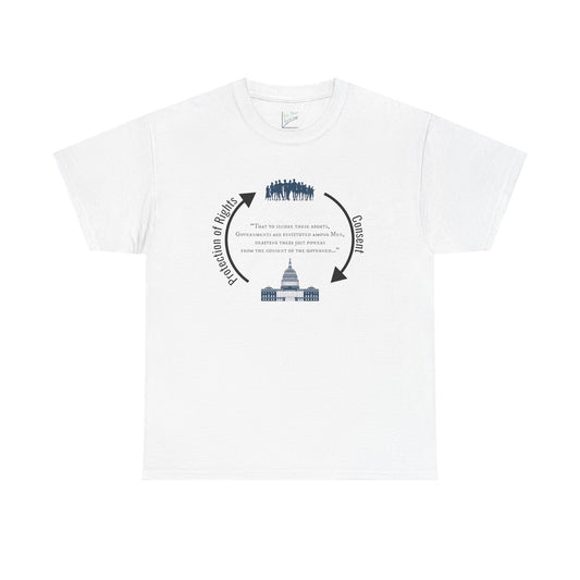 Declaration of Independence Government Quote Tee